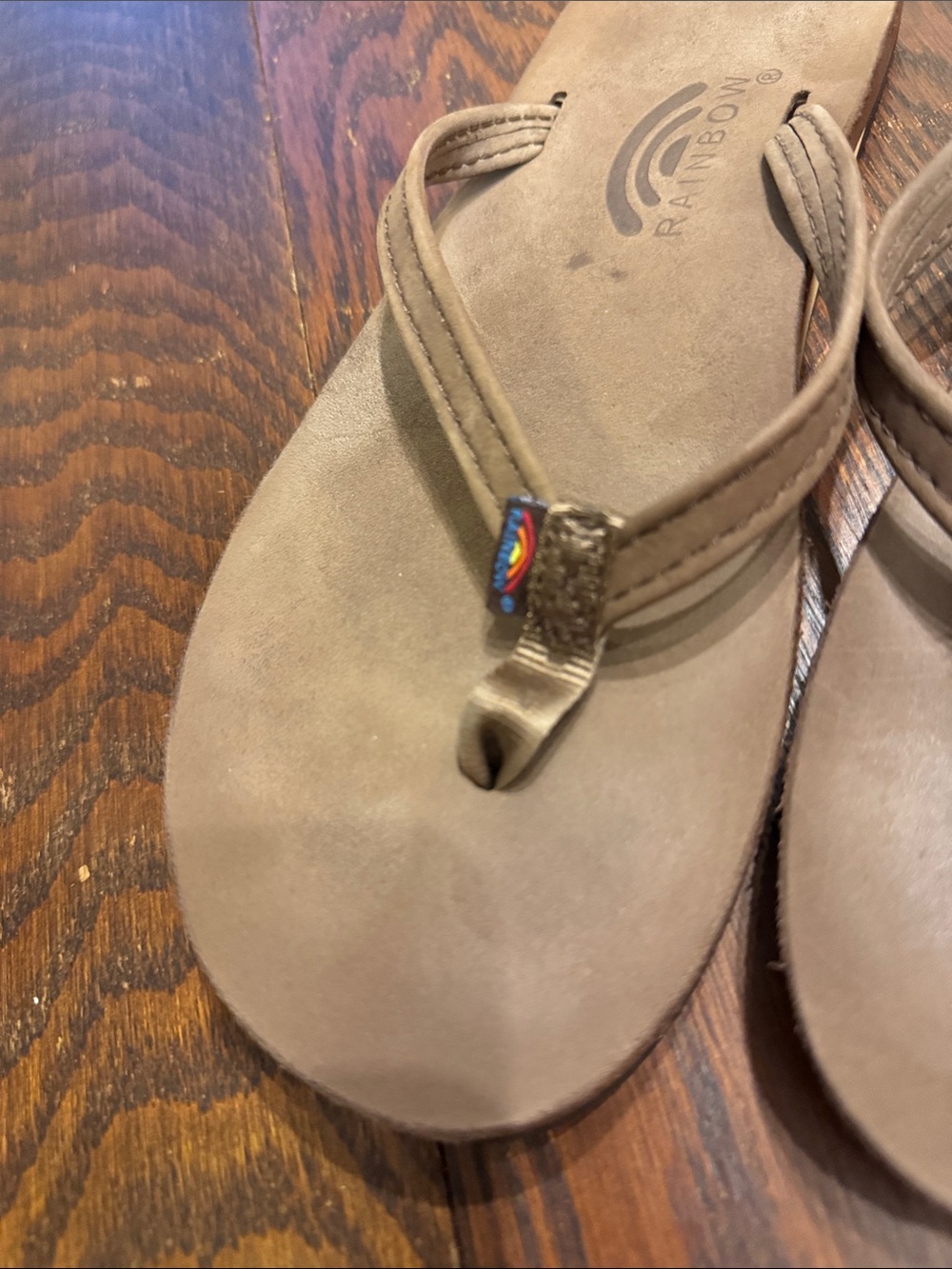 Like new Rainbow Flip Flops 🌈 - Picture 4 of 9